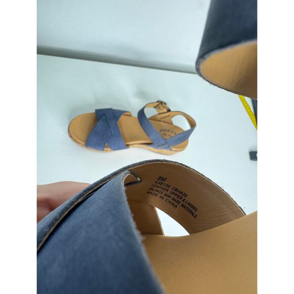 KorkEase Women’s Platform Myrna Wedge Sandal Blue Cork Casual size 9 - Picture 6 of 7